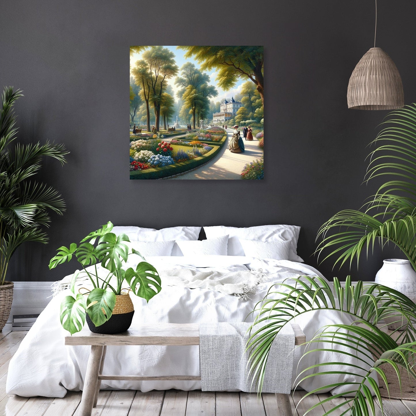 Springtime in Tivoli Park Canvas