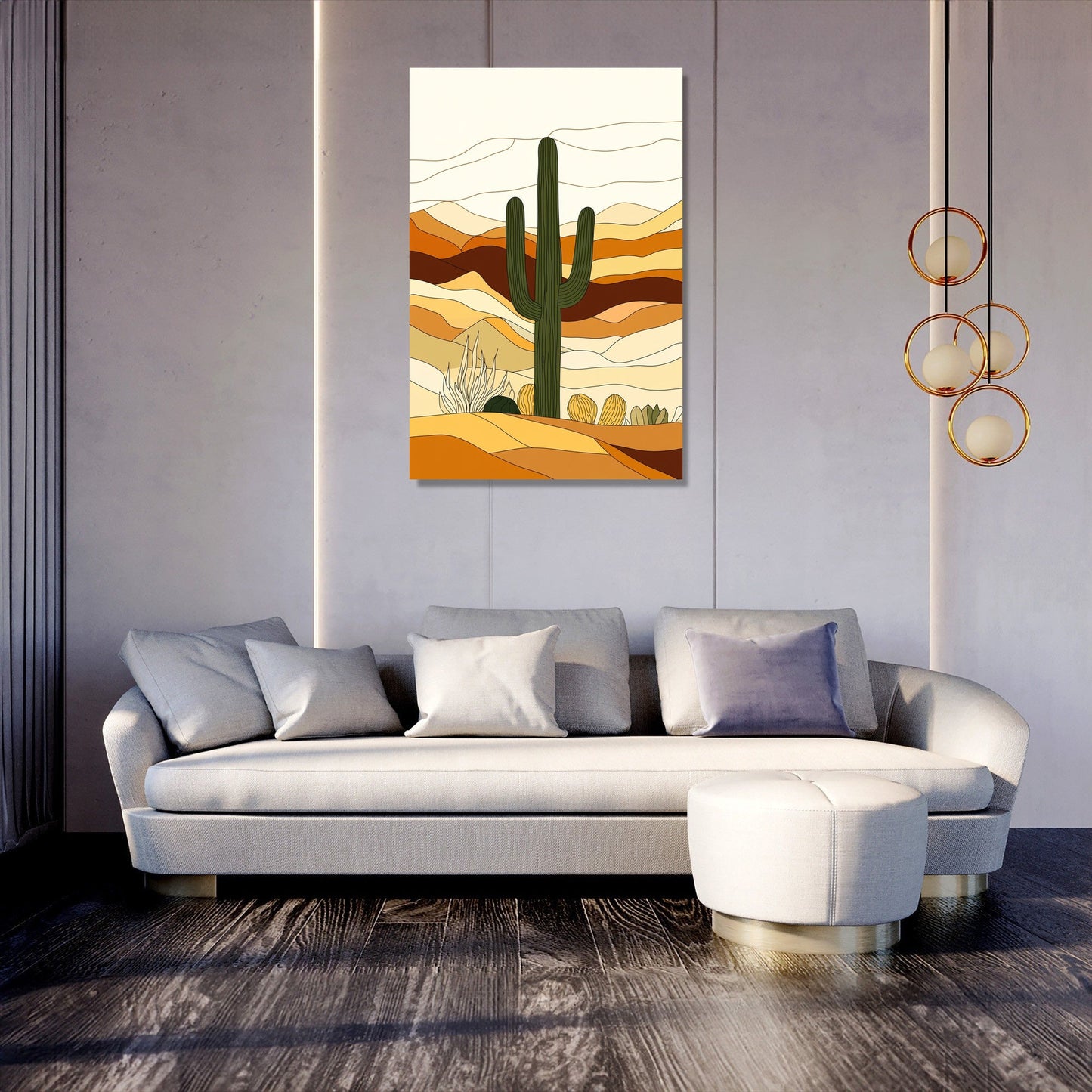 Minimalist Desert Canvas