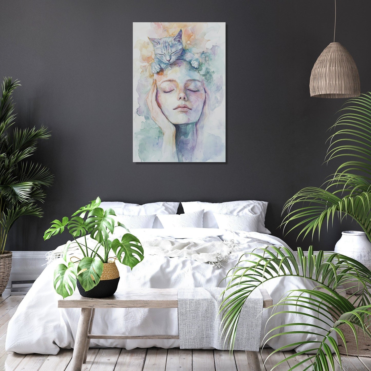 Feline Reverie Canvas