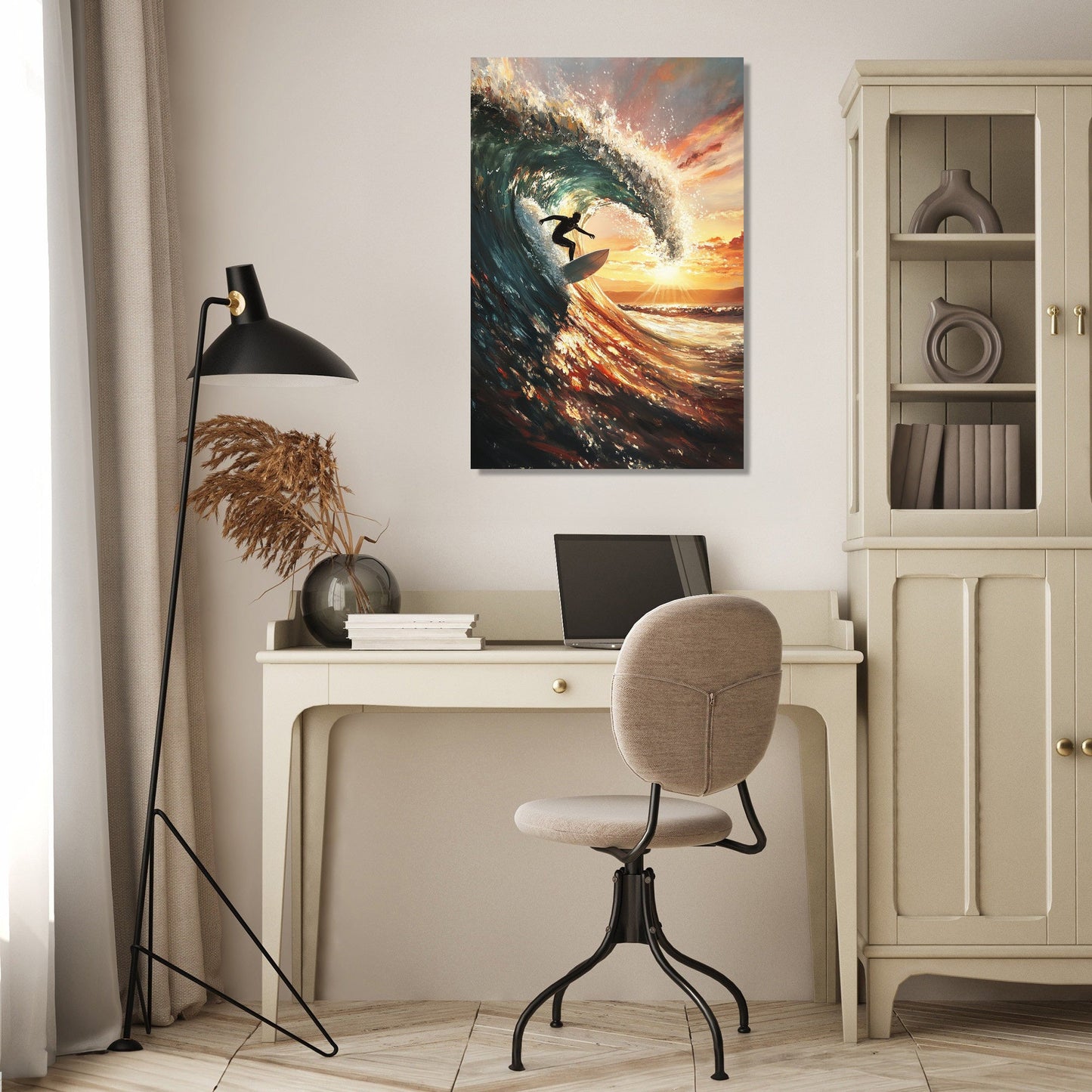 Surfer’s Sunset Canvas