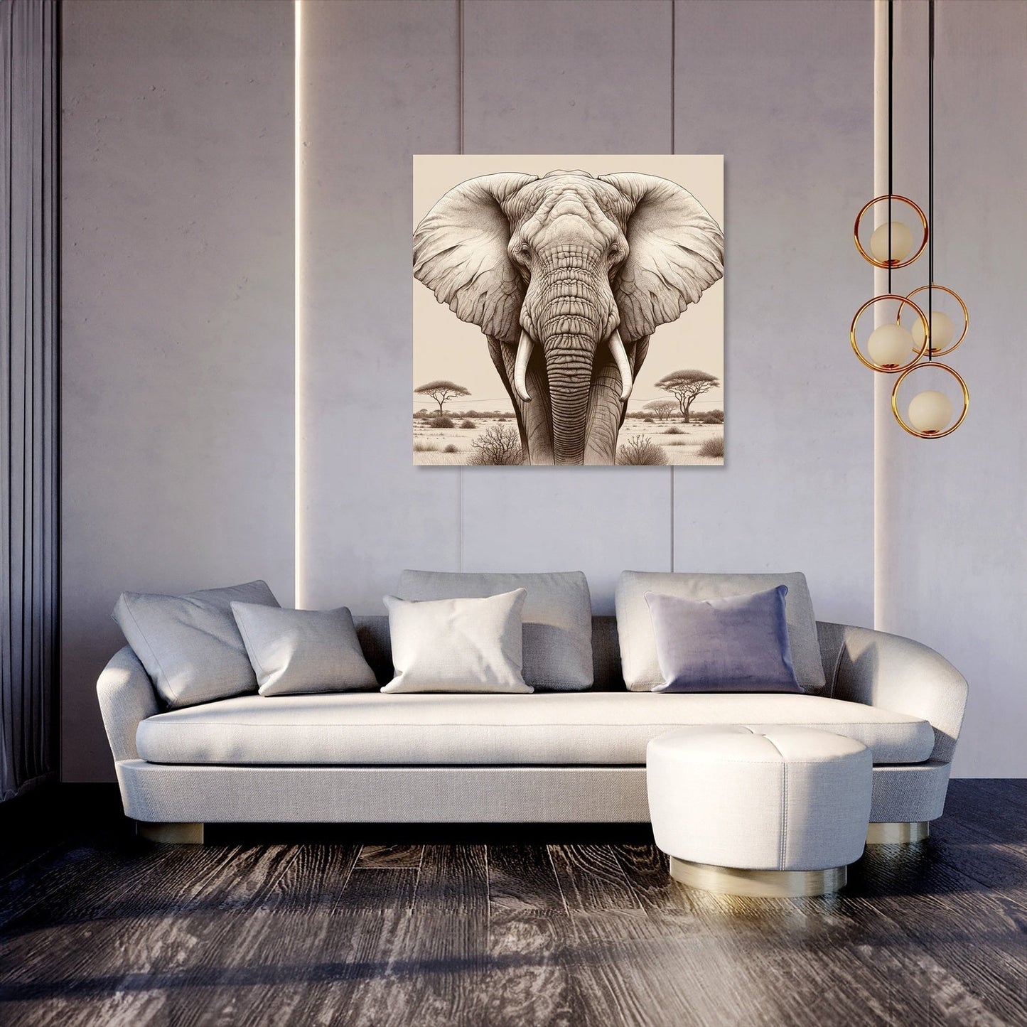 Savannah Sovereign Portrait Canvas