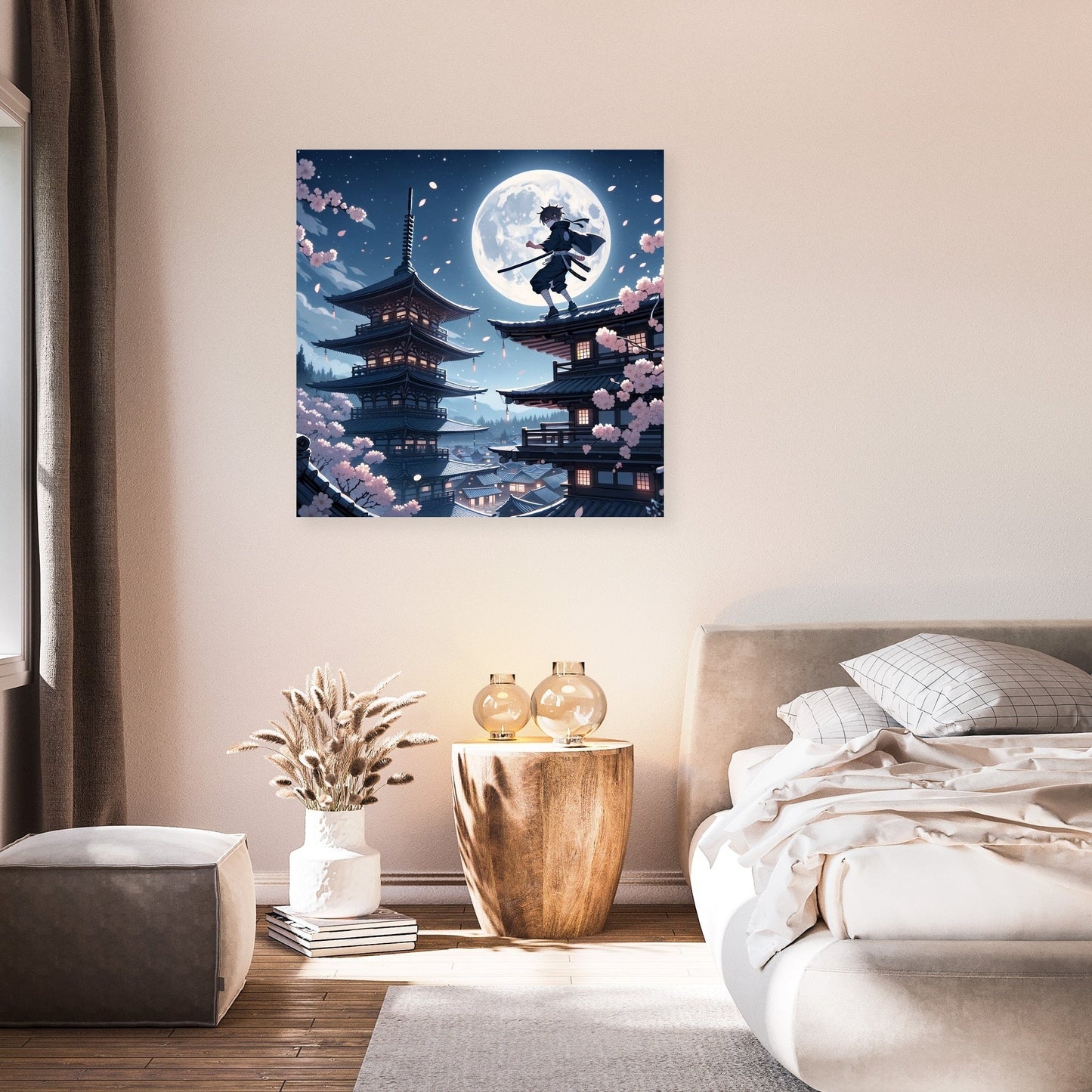 Moonlit Ninja Canvas