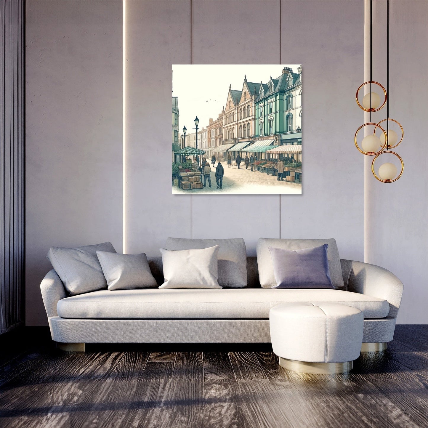 High Street Leicester Canvas
