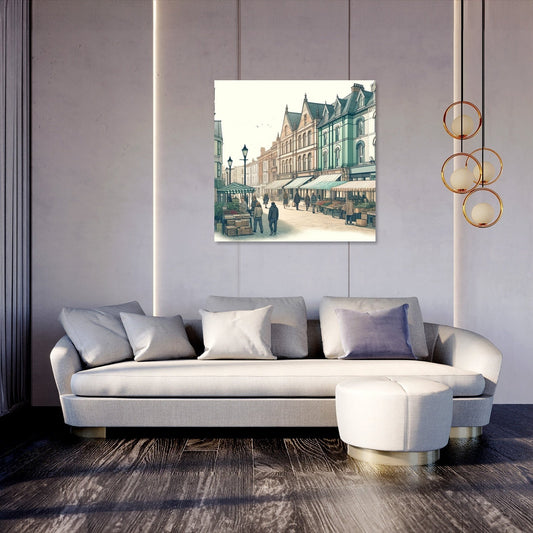 High Street Leicester Canvas