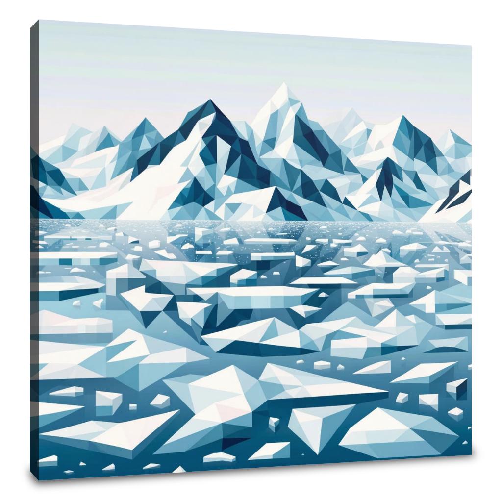 Frozen Arctic Canvas