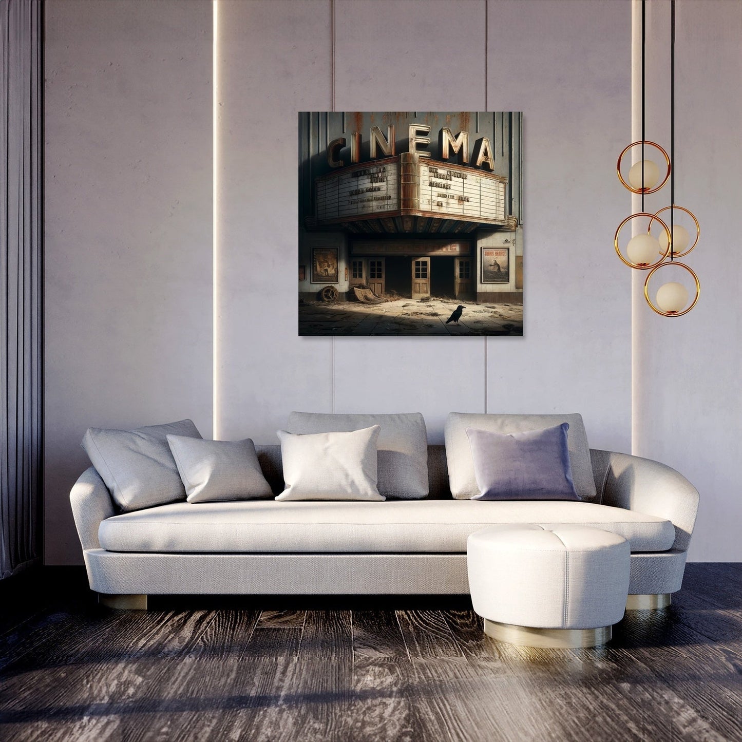 Silent Cinema Canvas
