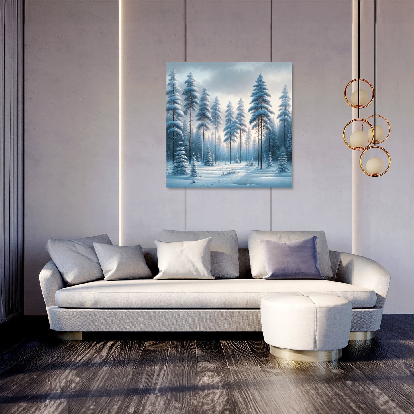 Winter's Silent Beauty Canvas