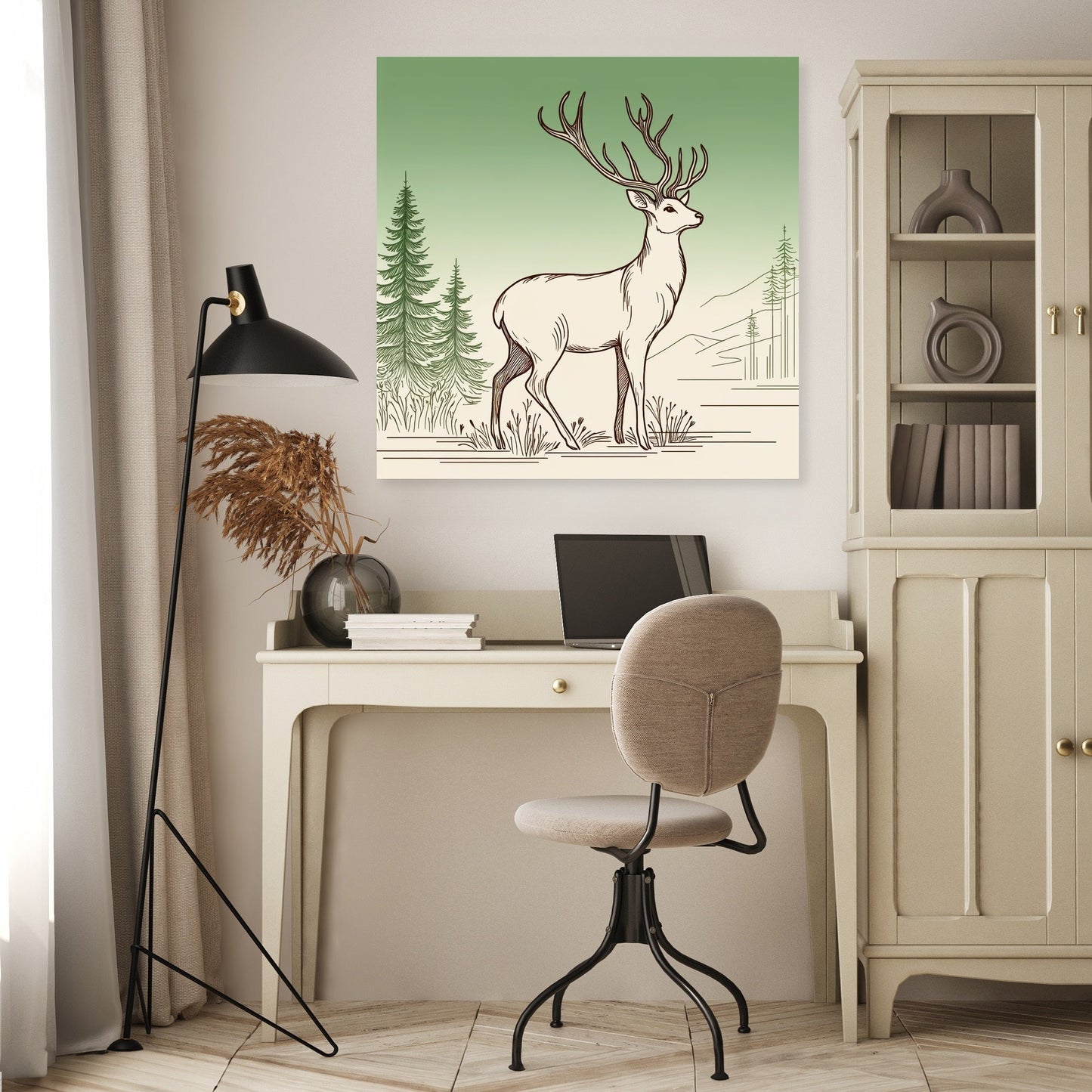 Graceful Deer Canvas
