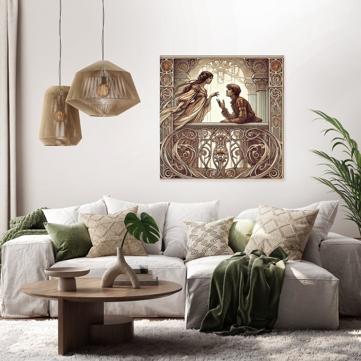 Romeo and Juliet Balcony Canvas