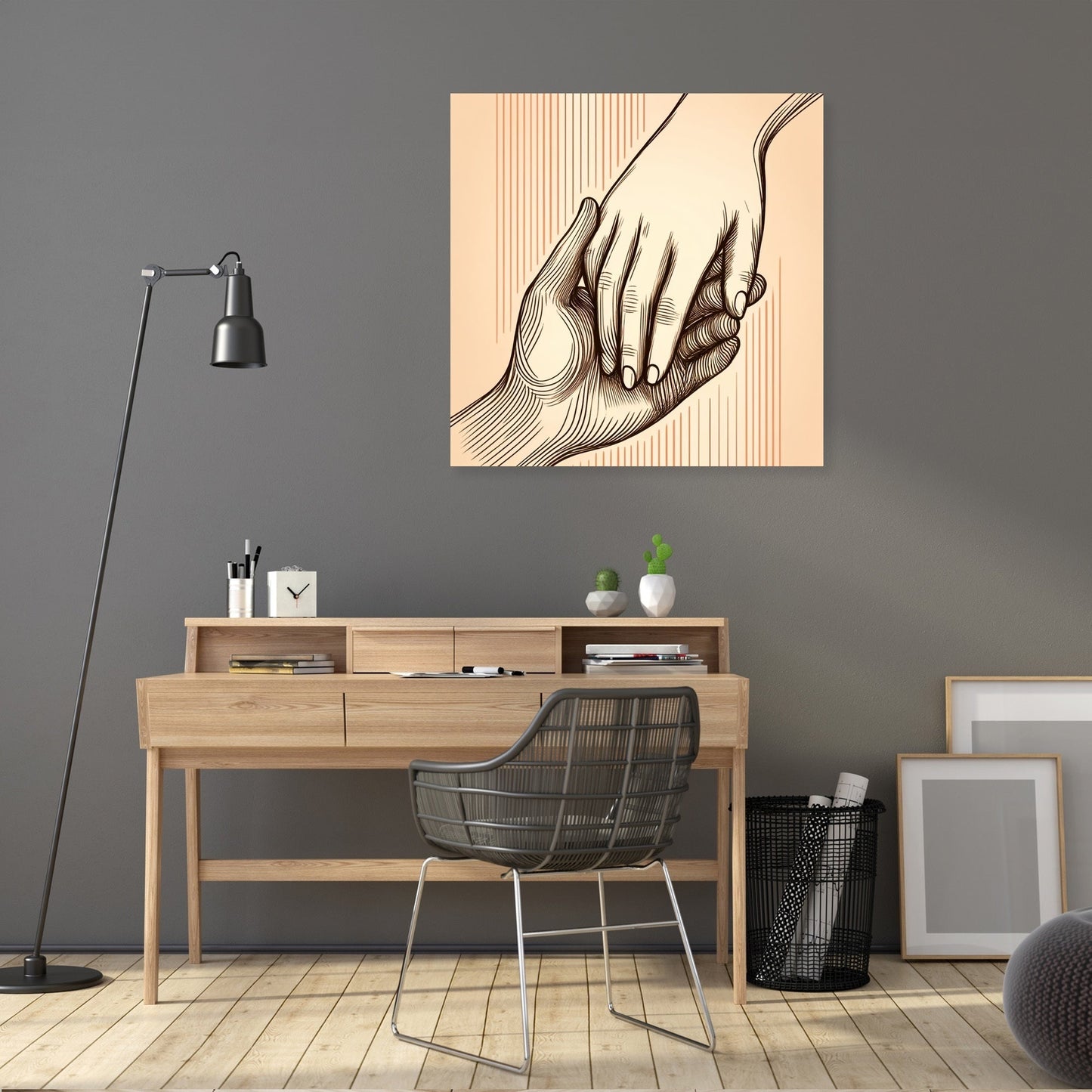 Connected Hands Canvas
