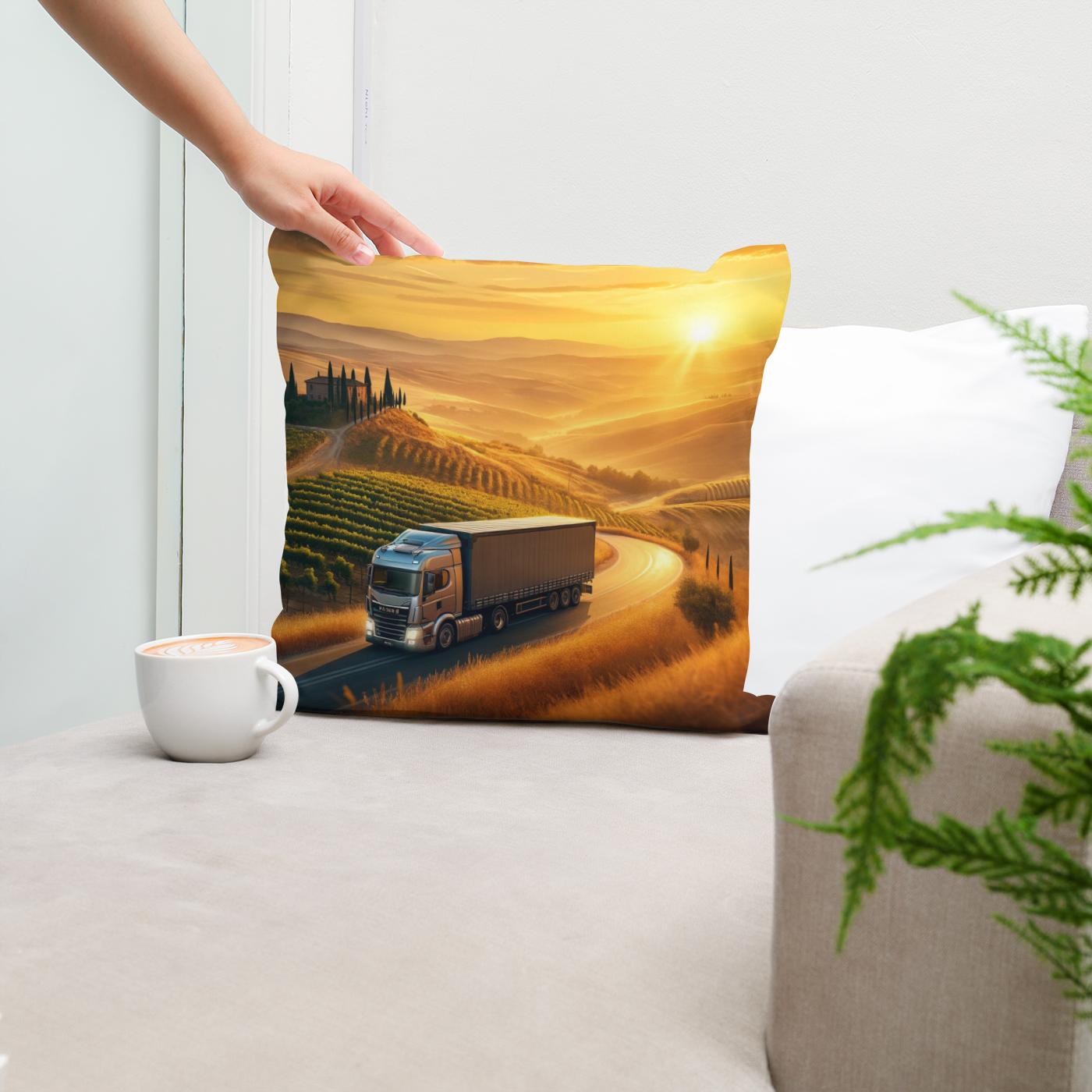 Tuscan Journey Cotton Cushion