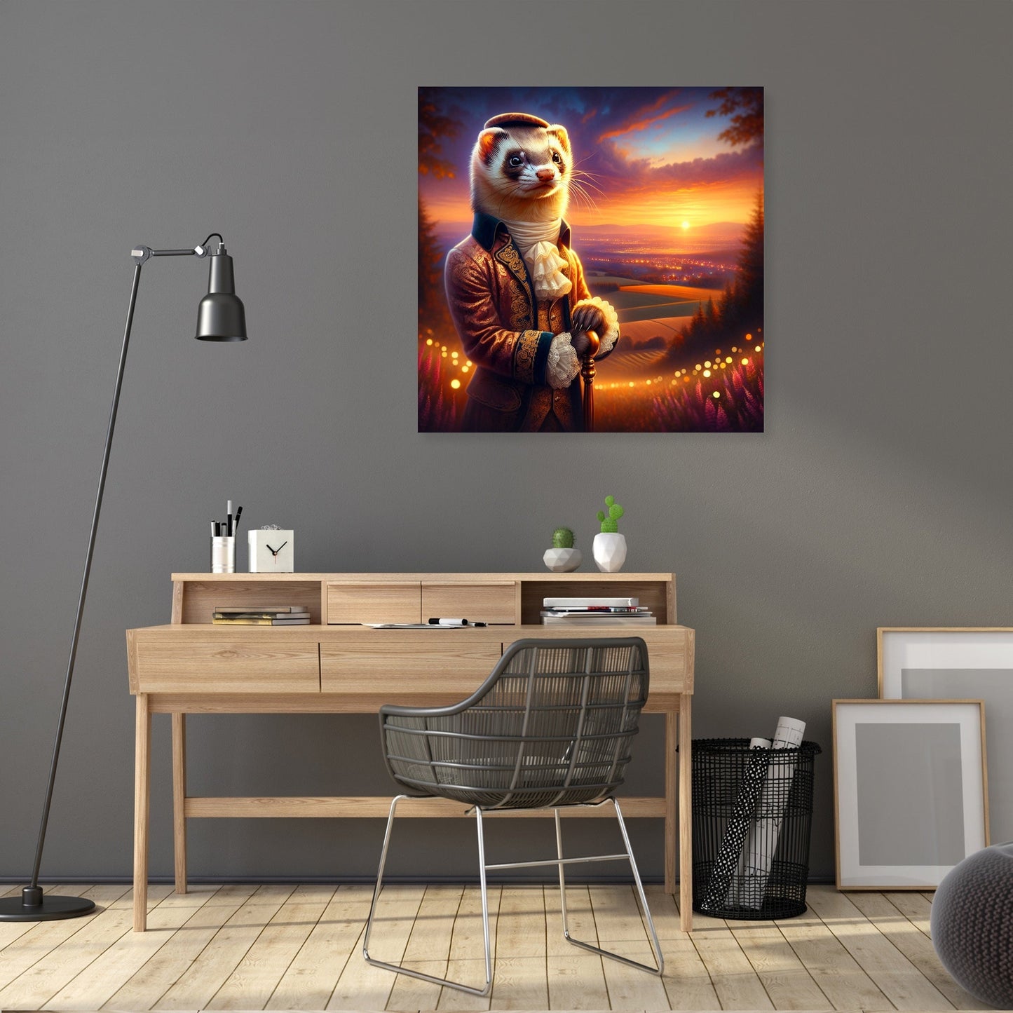 Regal Ferret Dusk Reverie Canvas