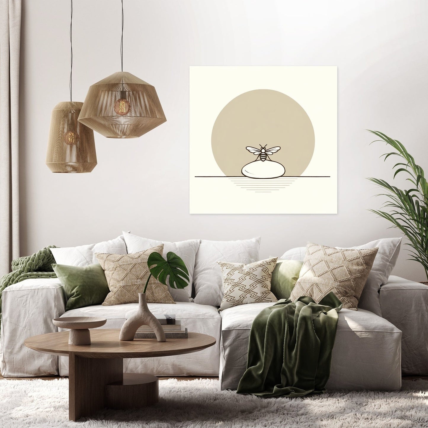 Bee Zen Canvas