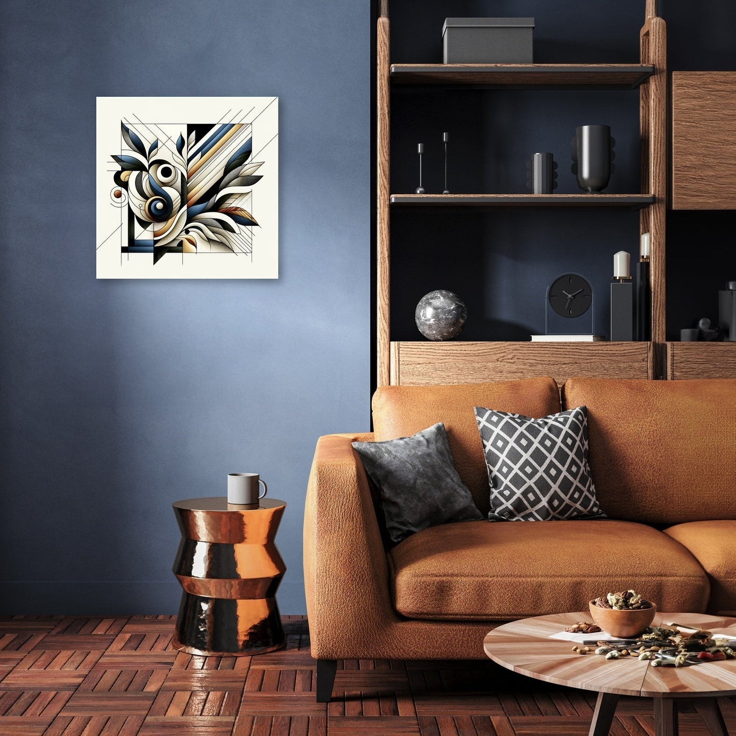 Organic Geometry Canvas