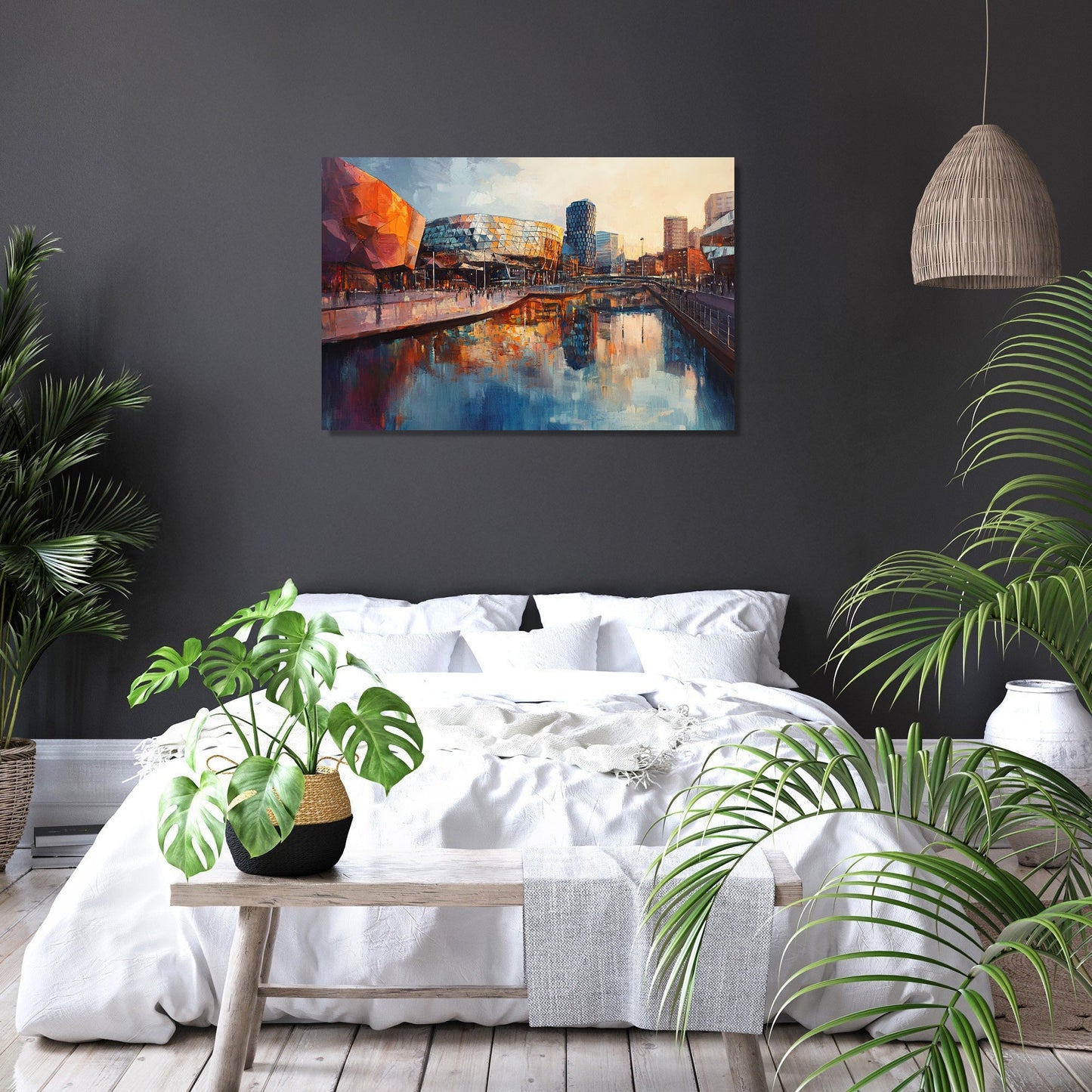 Birmingham Futurism Canvas