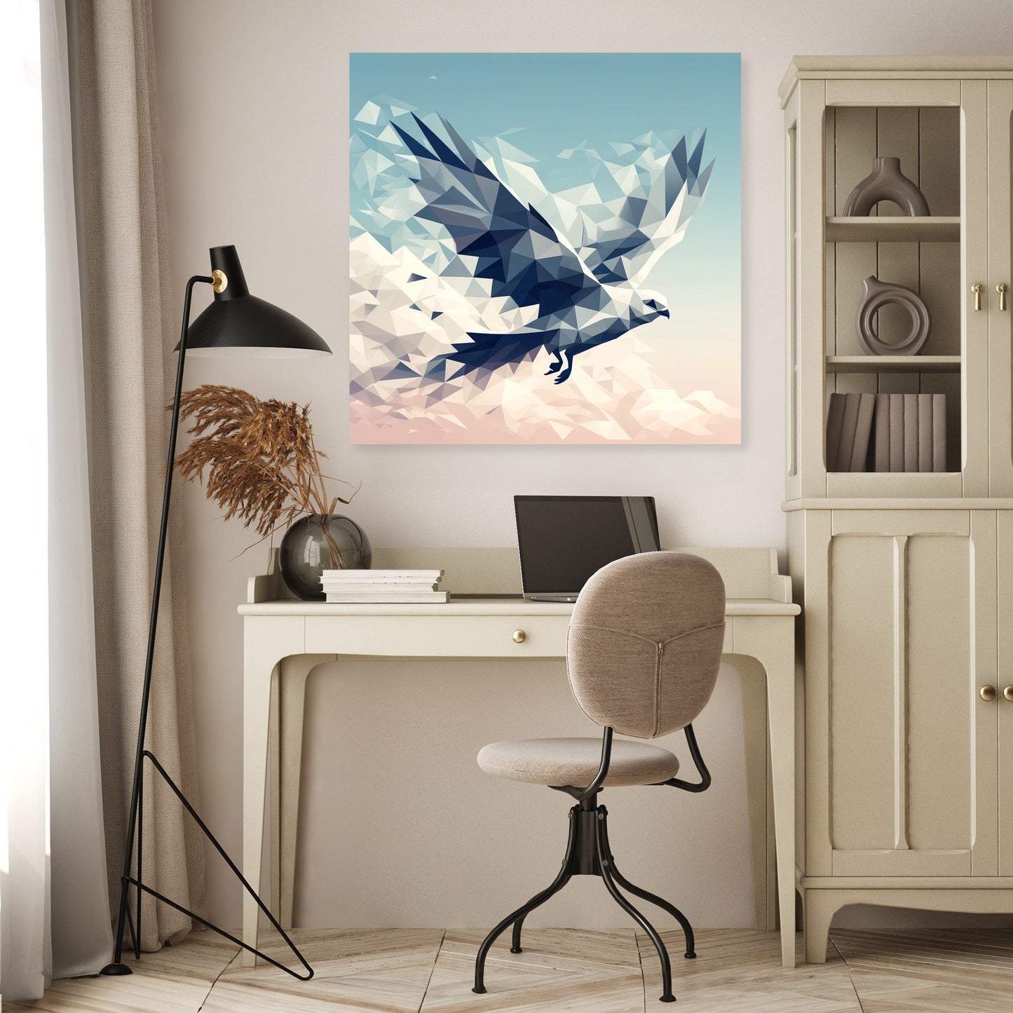 Flight in Geometry Canvas
