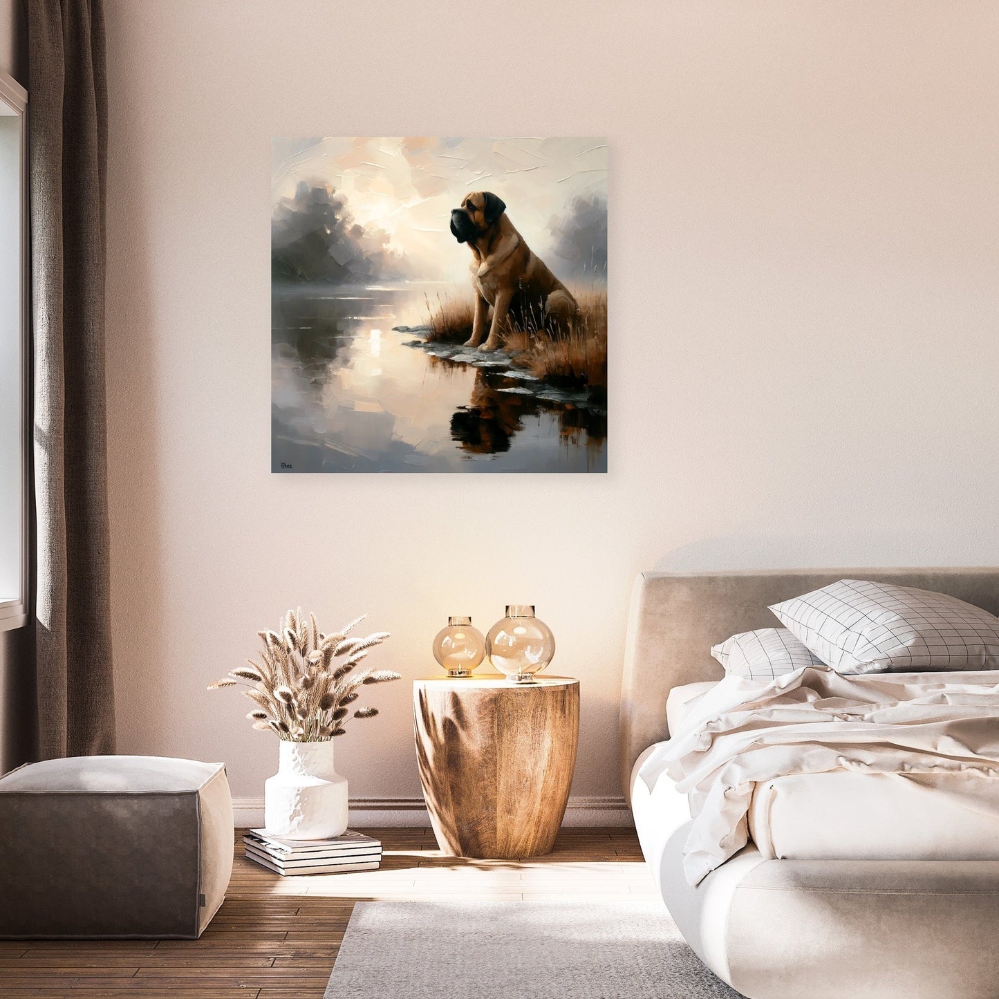 Dawn's Loyalty Bullmastiff Canvas