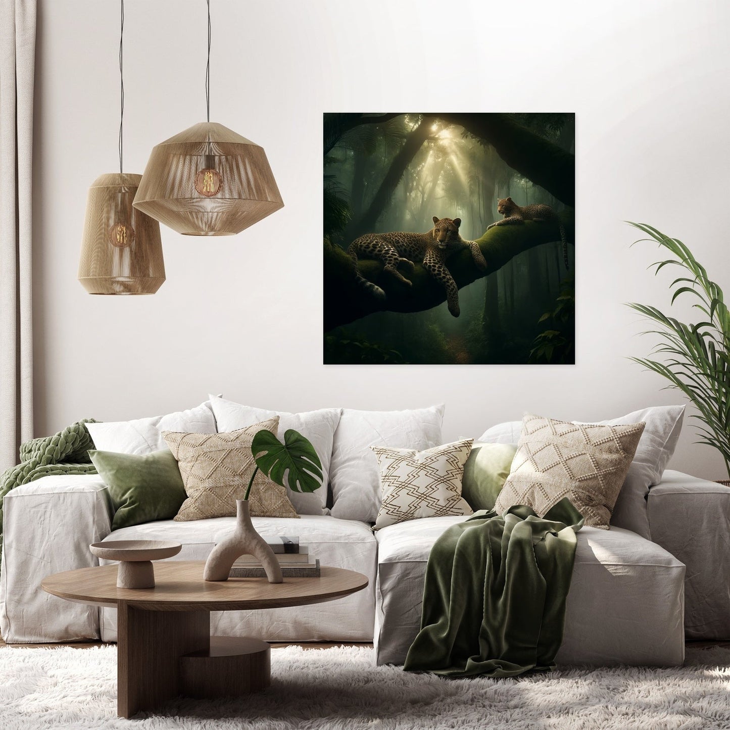 Jungle Leopards Canvas