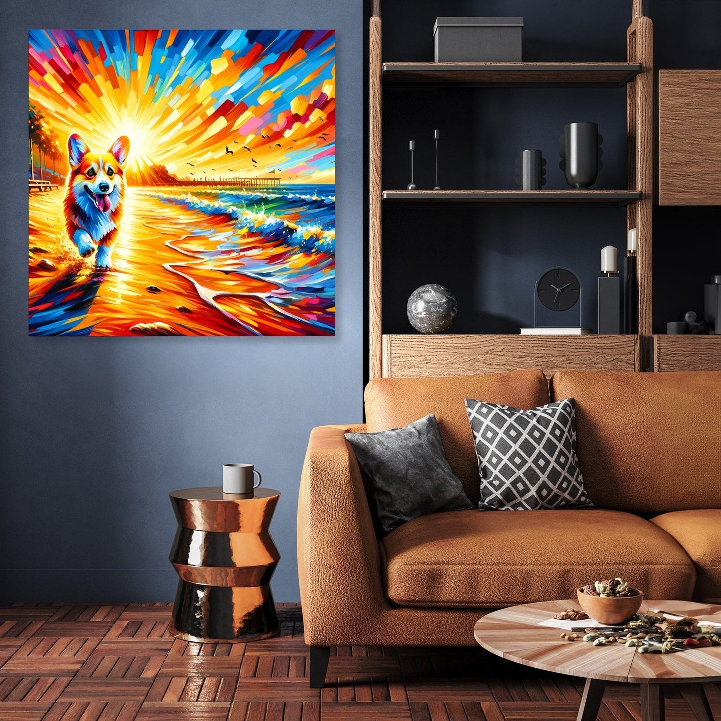 Sunset Frolic Canvas