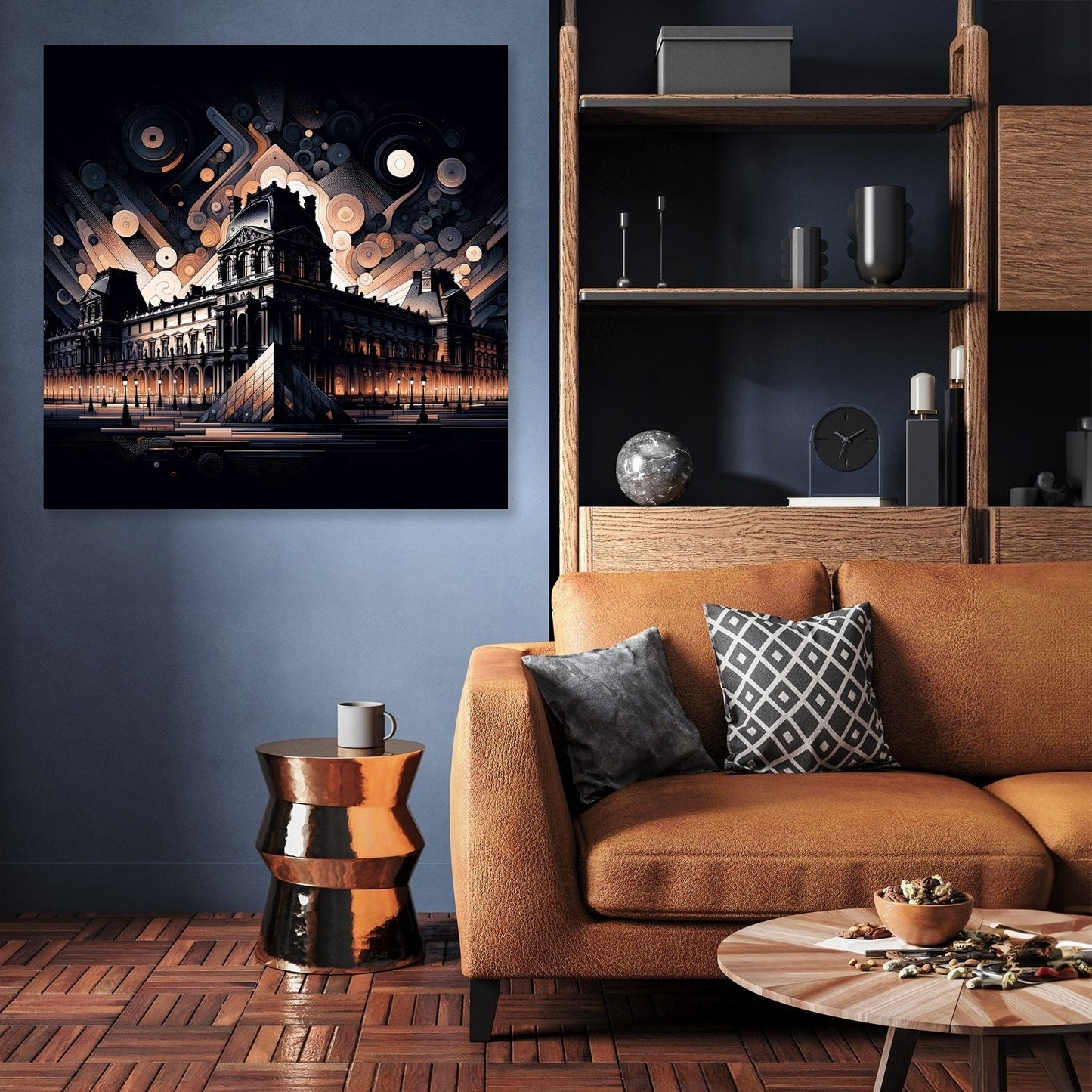 Ghosts of Paris Louvre Canvas