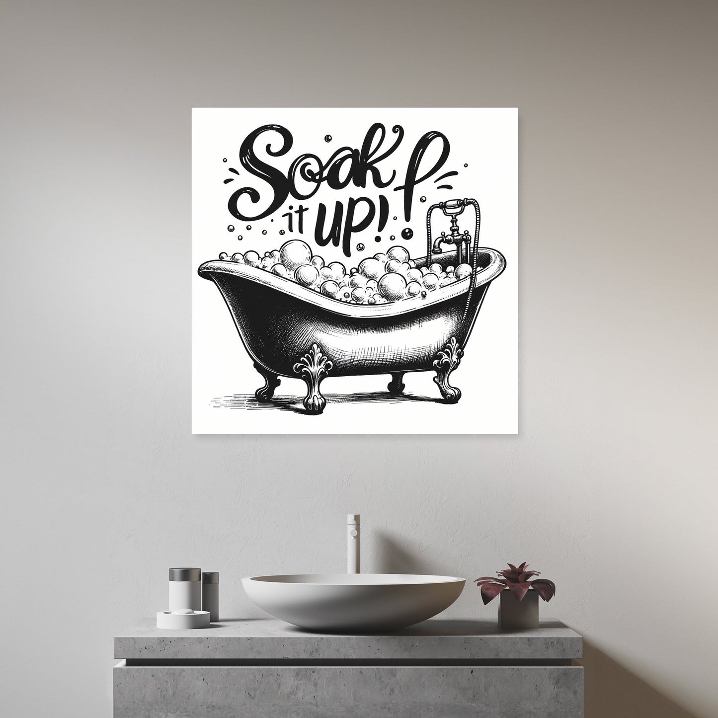 Soak It Up Canvas