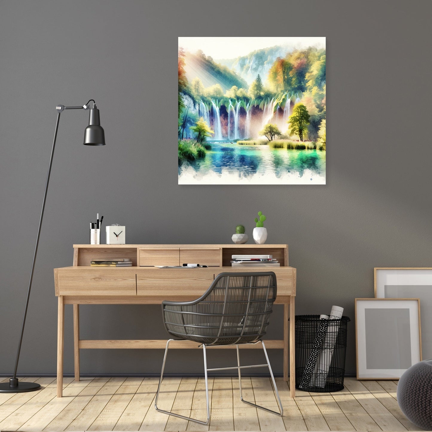 Plitvice Lakes Serenity Canvas