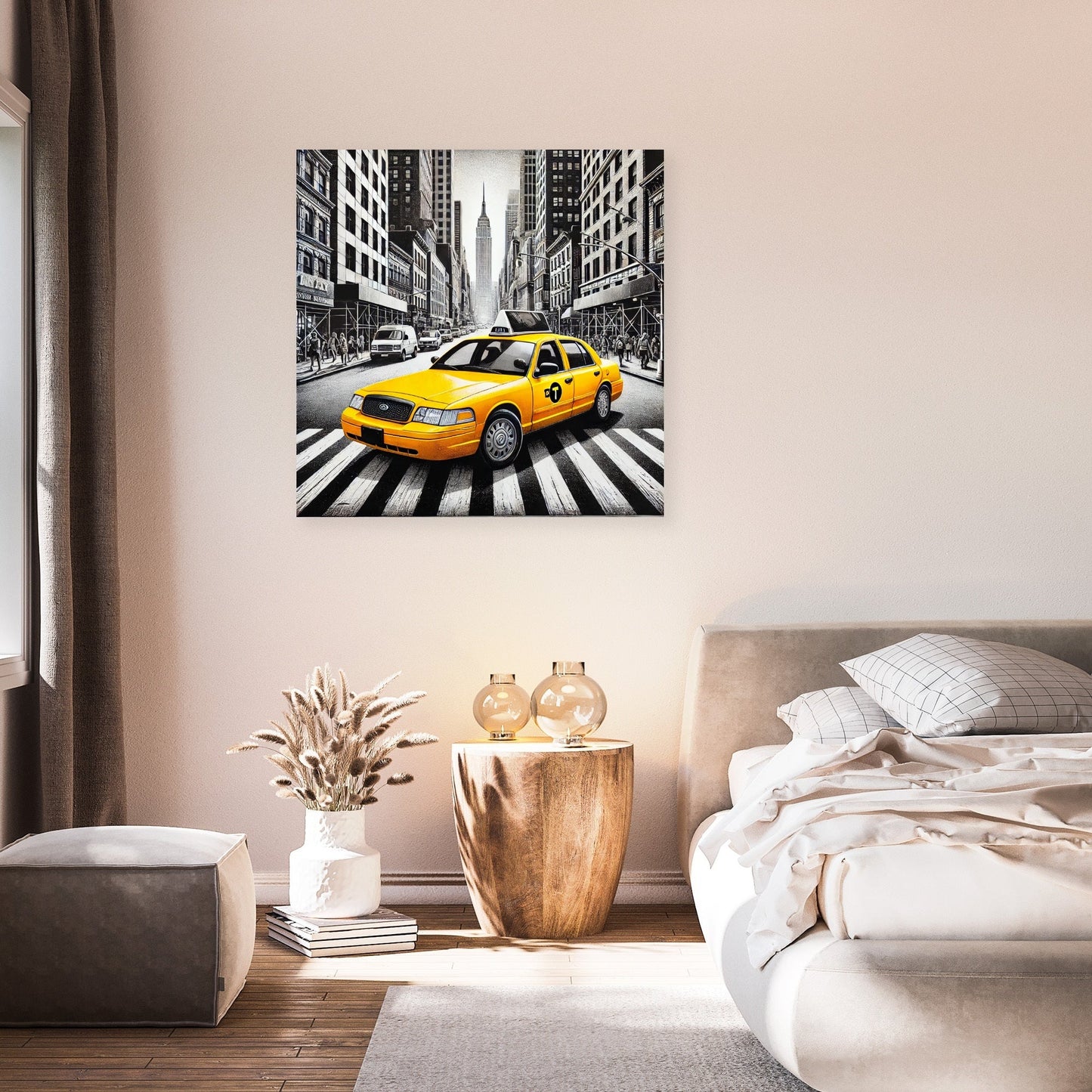 Yellow Taxi Canvas