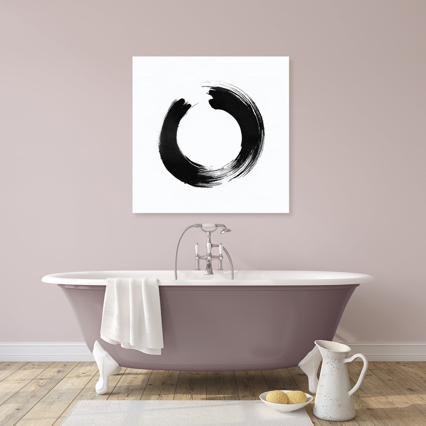 Zen Circle Minimalist Canvas