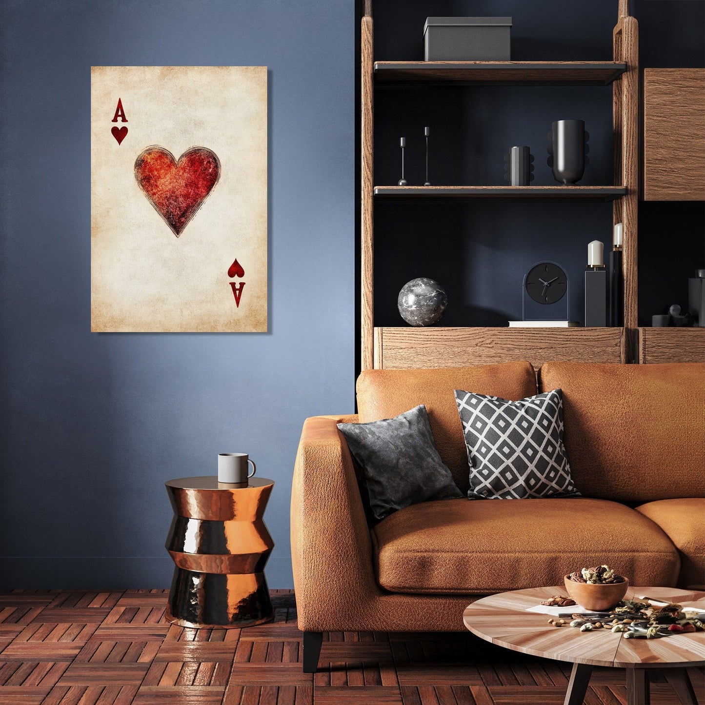Ace of Hearts Canvas
