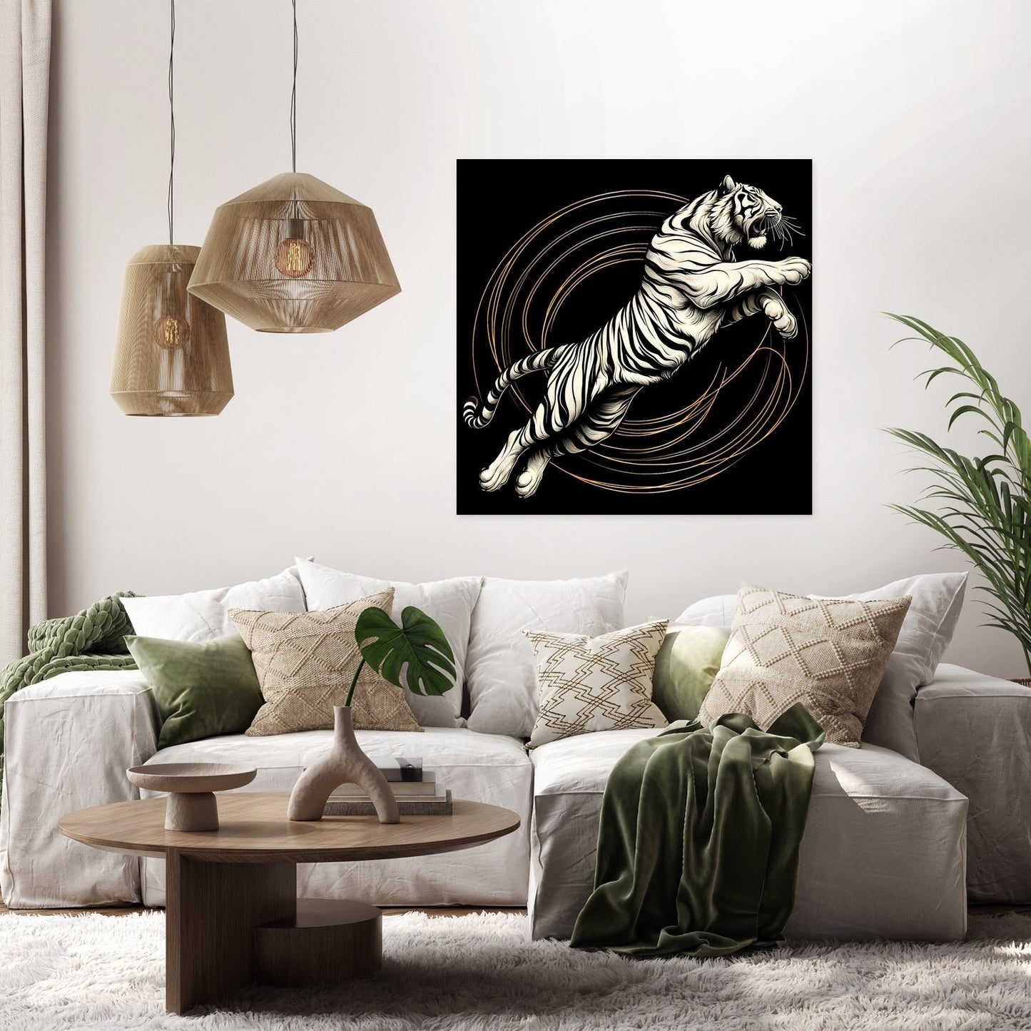 Golden Leap Majesty Canvas
