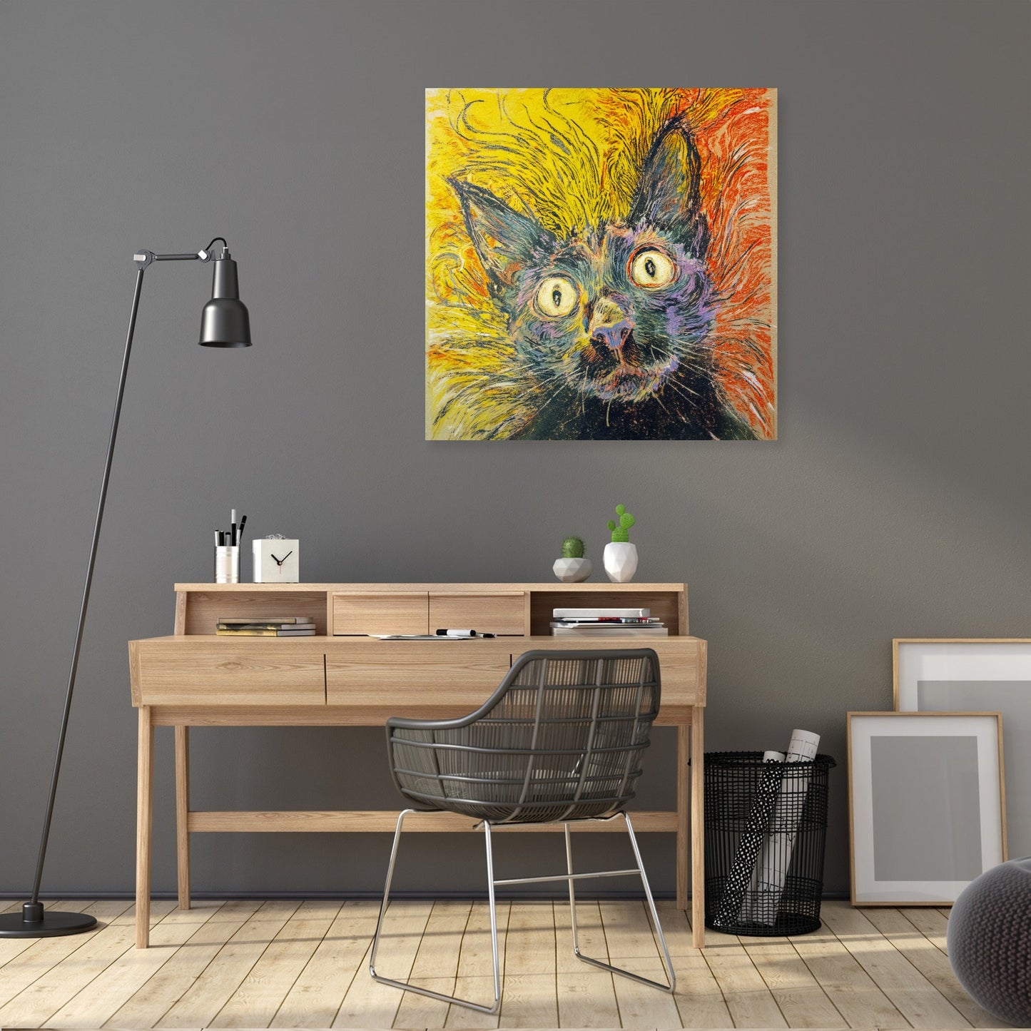 Vibrant Vacuum Encounter Canvas