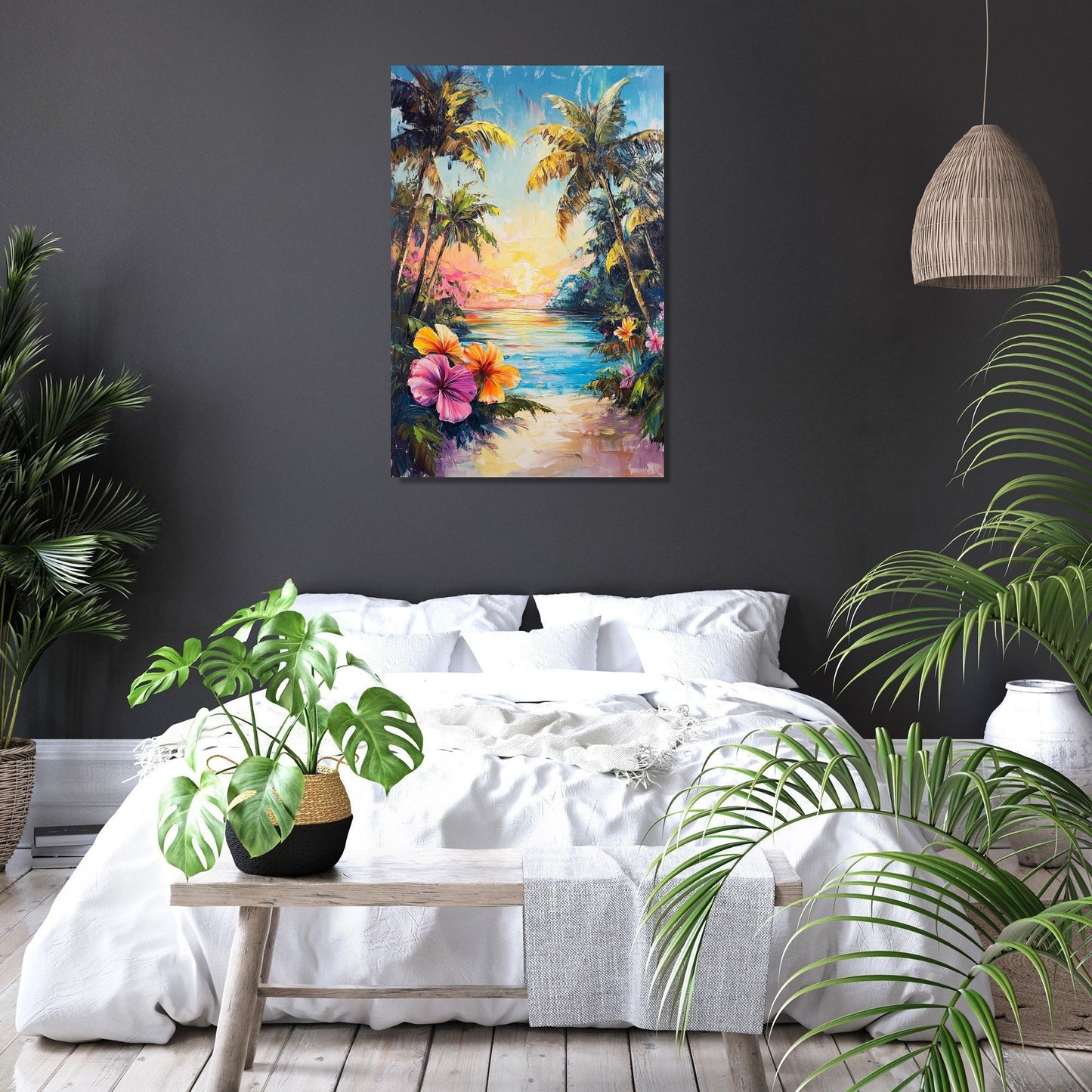 Tropical Dawn Serenity Canvas