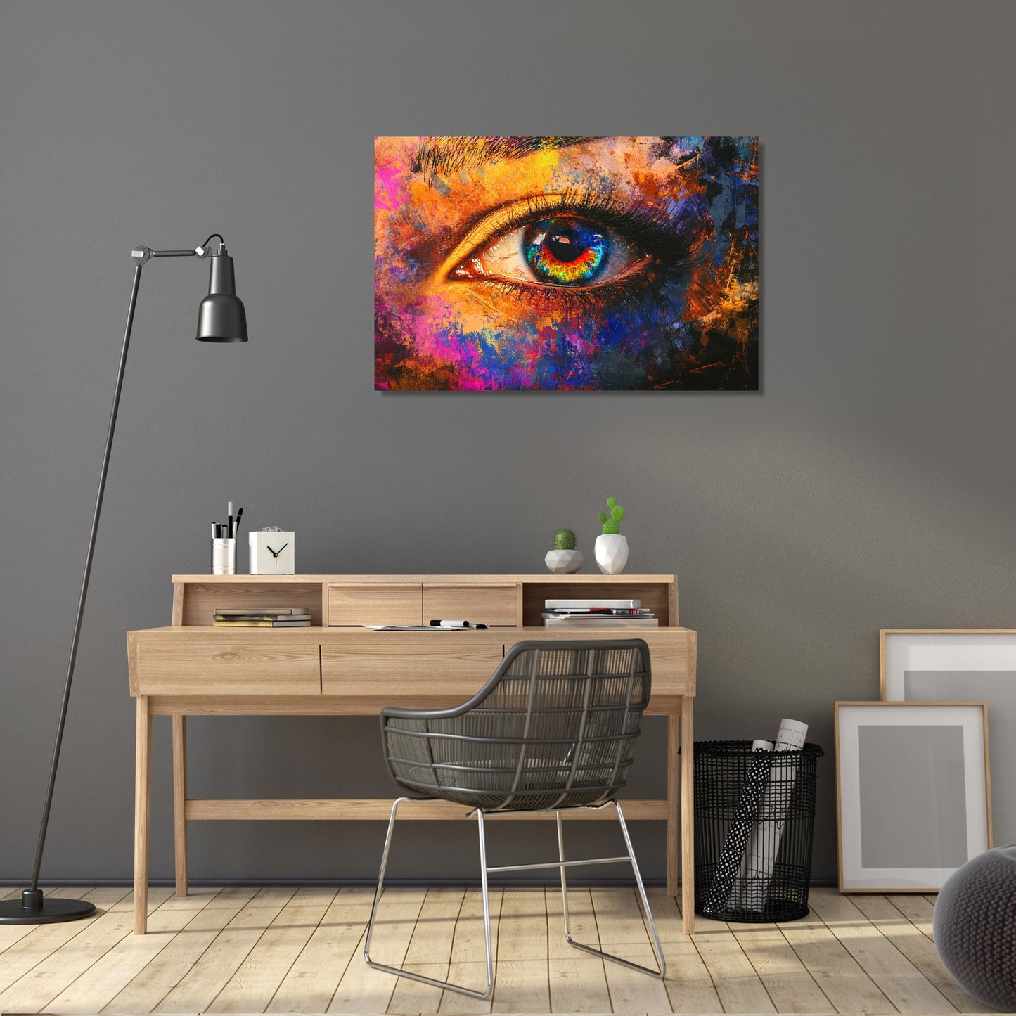 Glitched Eye Canvas