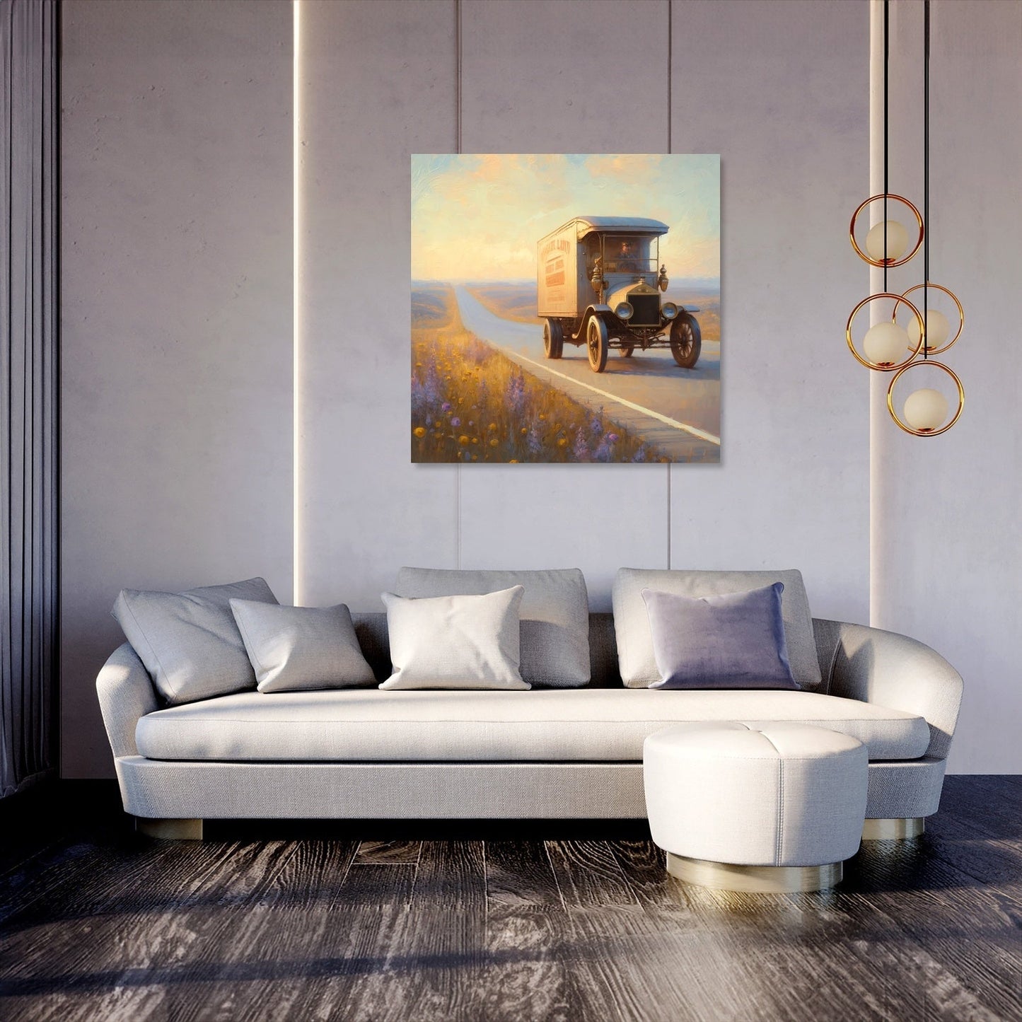 Golden Journey Canvas