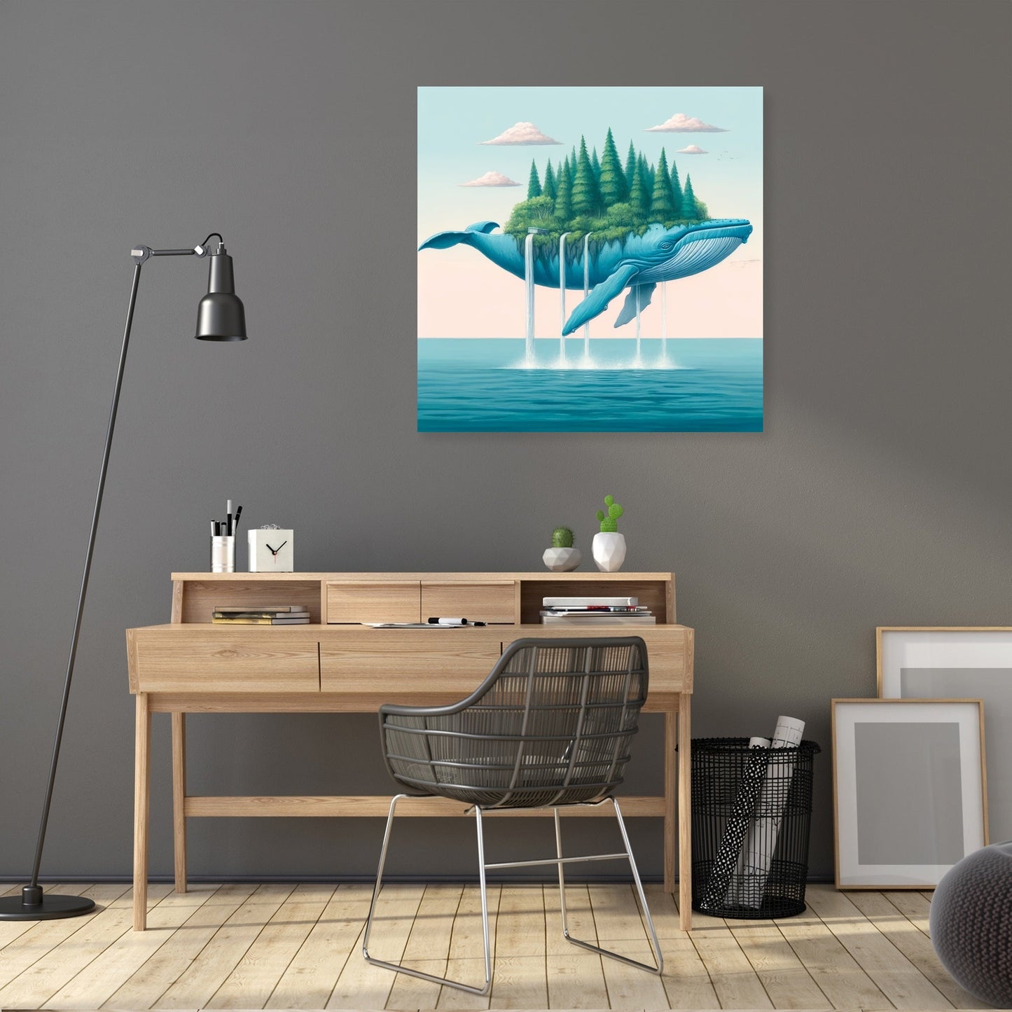 Island Leviathan Canvas