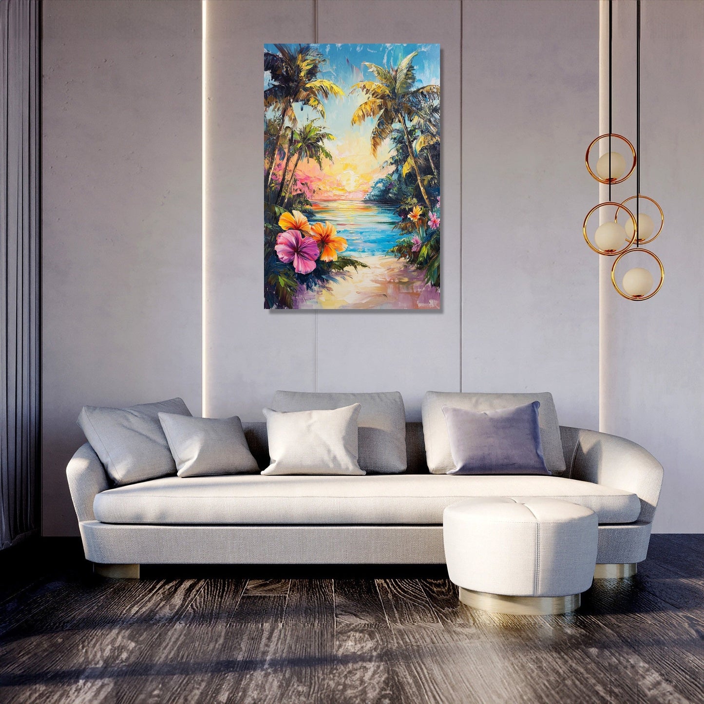 Tropical Dawn Serenity Canvas