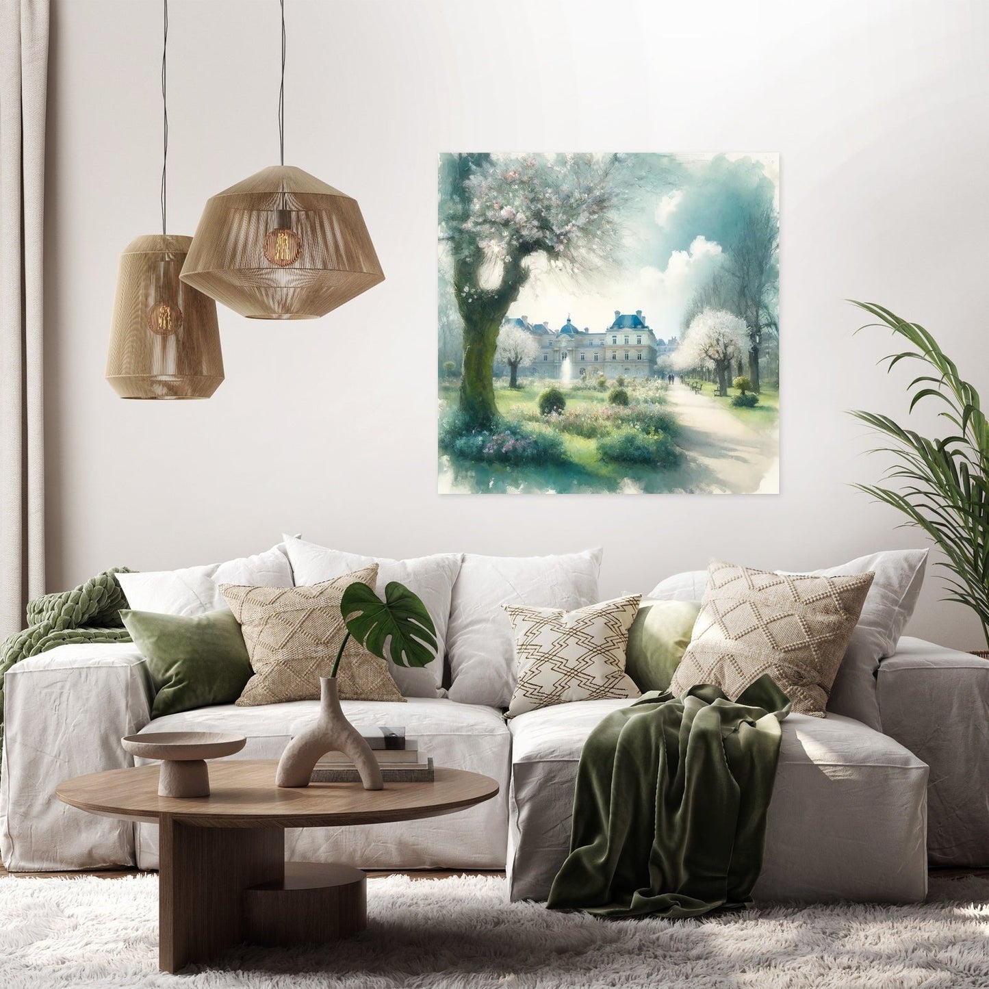 Luxembourg Serenity Paris Canvas