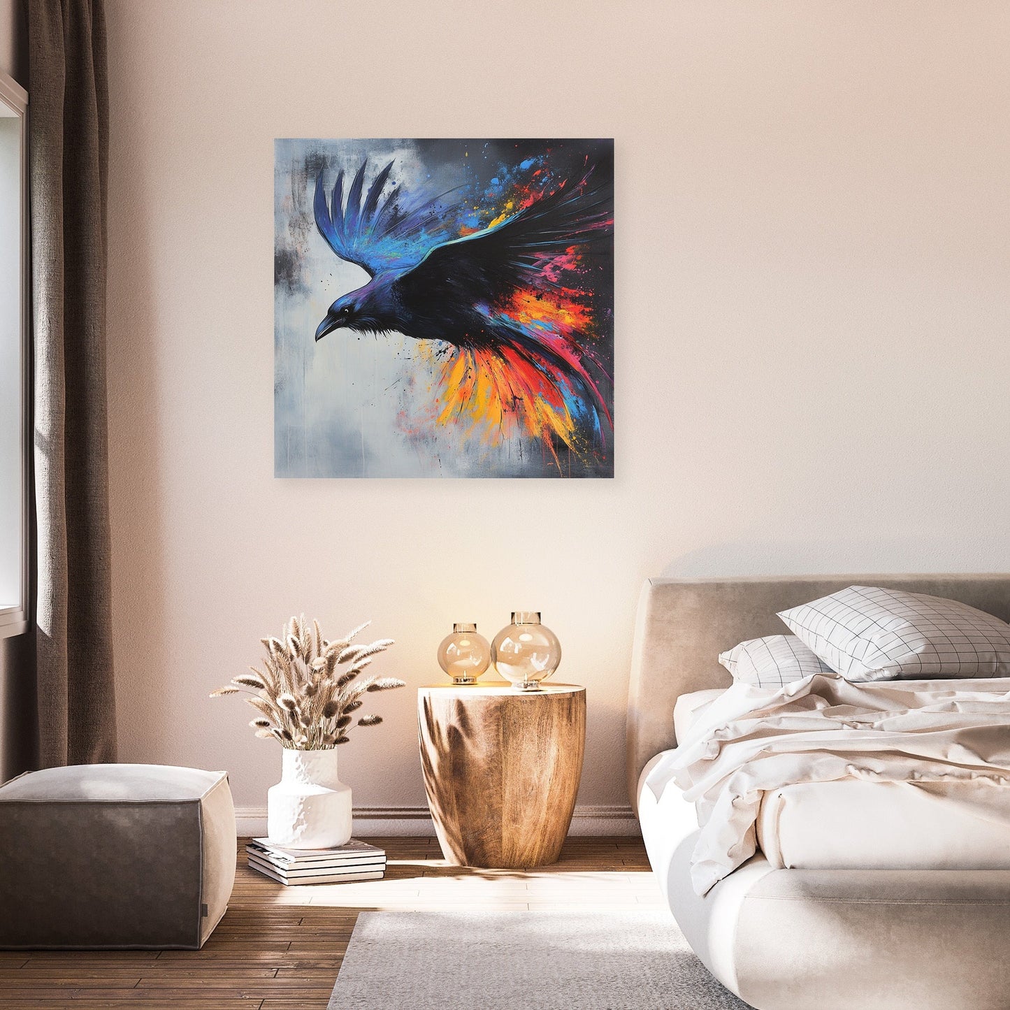 Majestic Raven Dance Canvas
