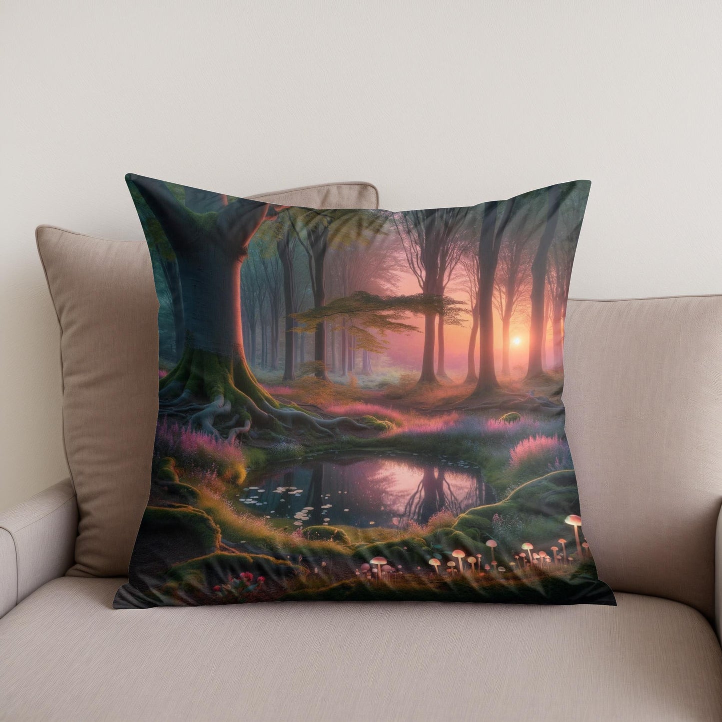 Nature's Whisper Cotton Cushion