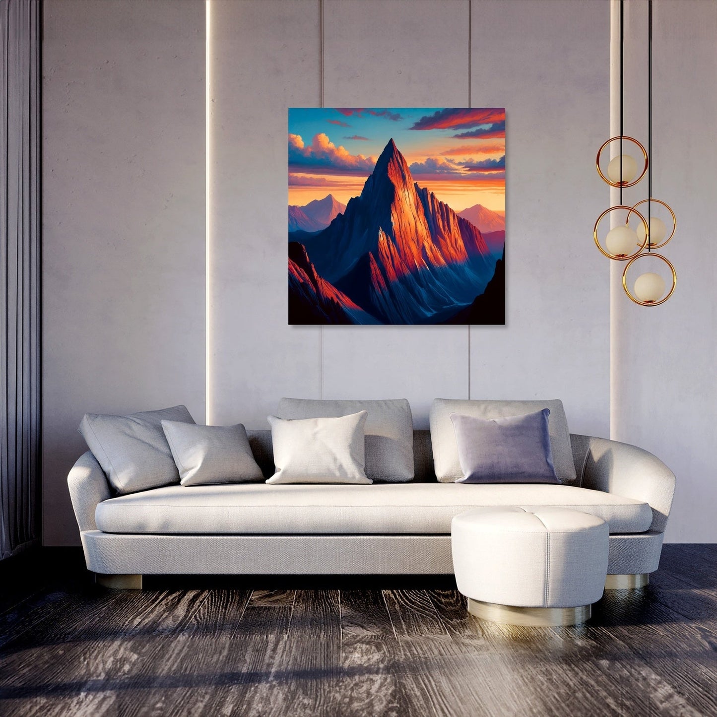 Mitre Peak Sunset Majesty Canvas