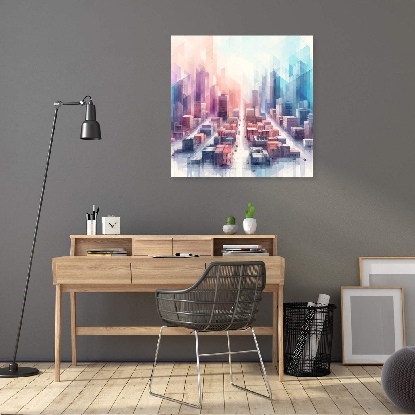 Dreamy Cityscape Canvas