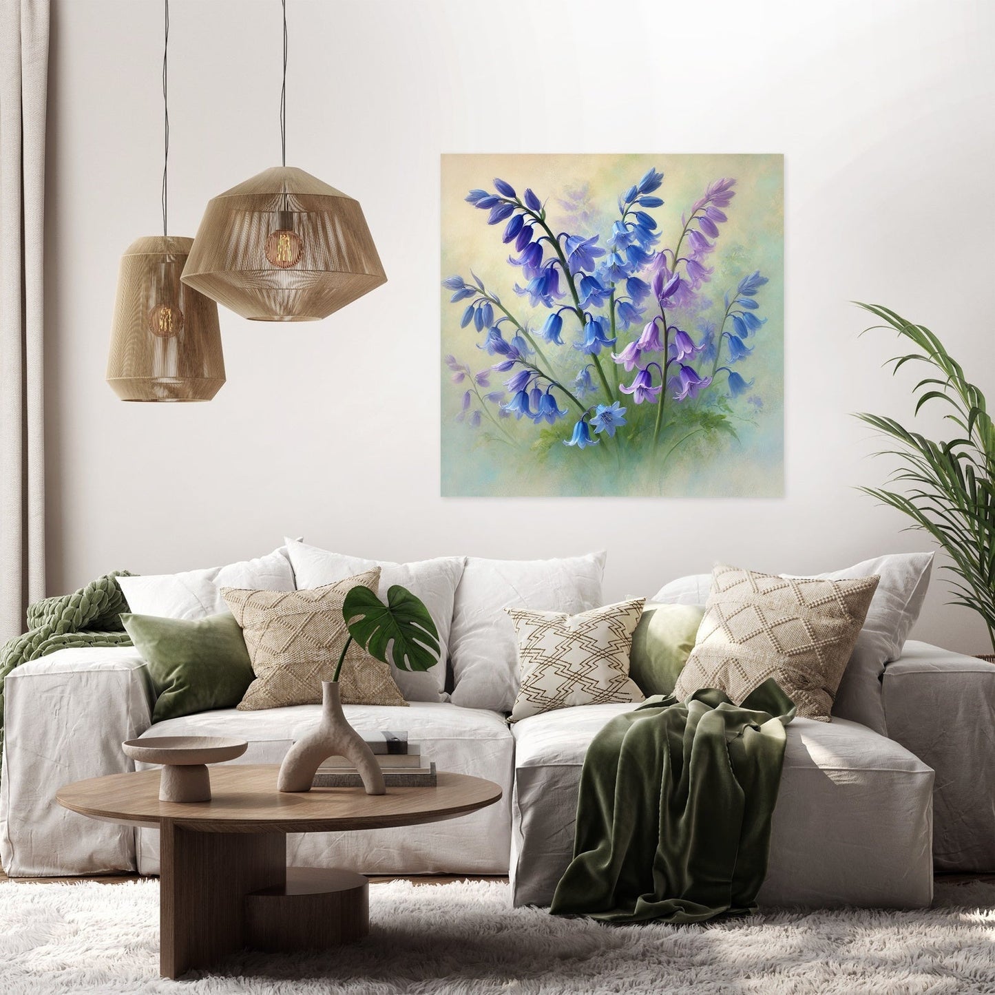 Whispering Bluebells Canvas