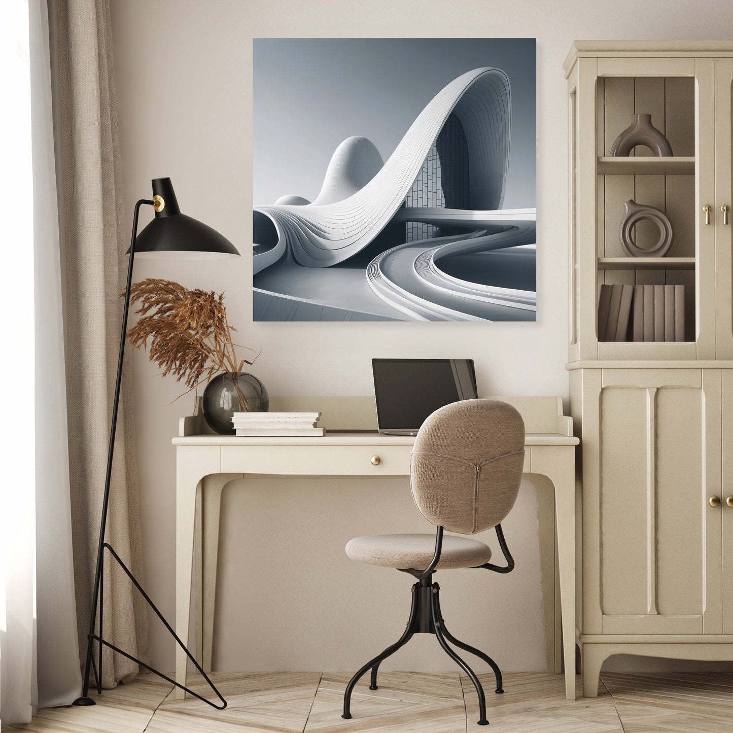 Sculptural Flow Canvas