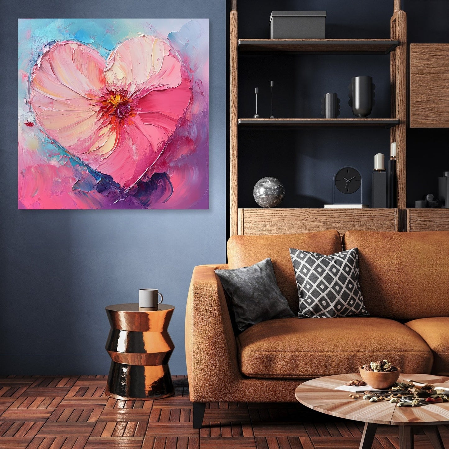 Heart's Bloom Canvas