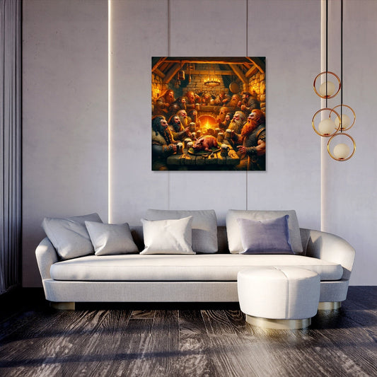 Dwarven Hearth Tales Canvas