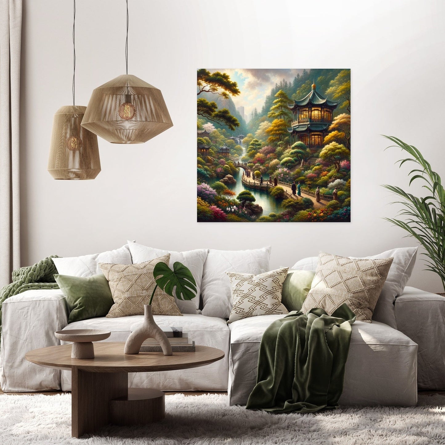Springtime in Nan Lian Garden Canvas