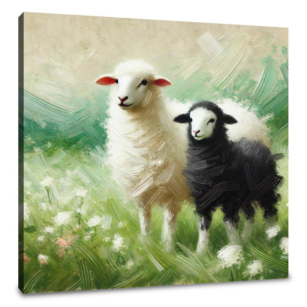 Countryside Sheep Canvas