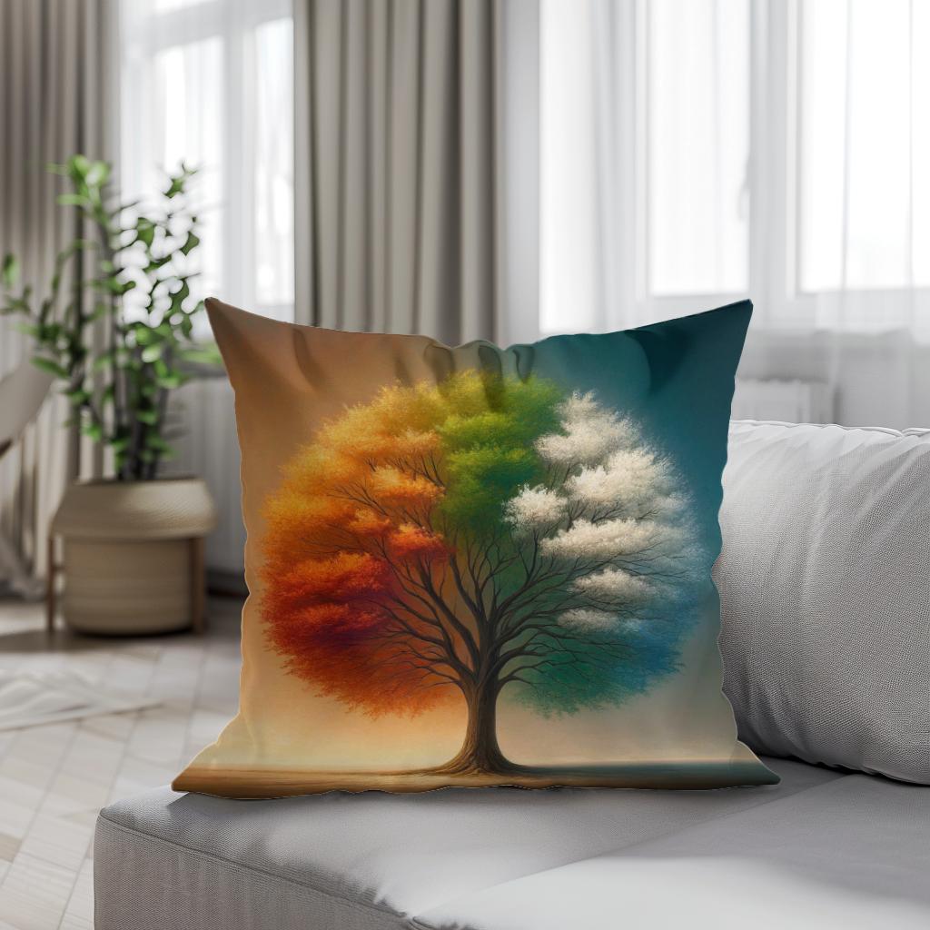 Seasonal Symphony Cotton Cushion