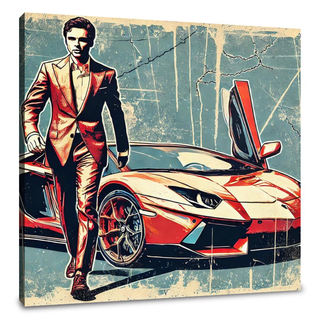 Hollywood Star Drive Canvas