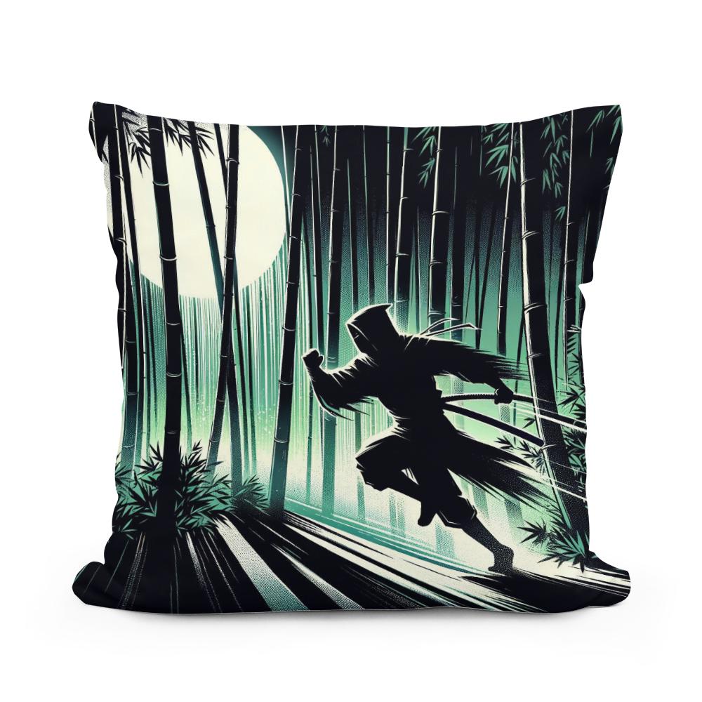 Ninja Moonlight Cotton Cushion